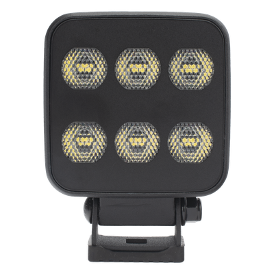 Luz de Trabajo Ultra brillante Cuadrada, 6 LED, 6552 Lúmenes, 12-24 Vcd
