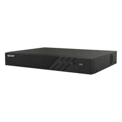 DVR 8 Canales TURBOHD + 4 Canales IP / 5 Megapixel Lite – 3K Lite / Audio Bidireccional por Coaxitron  / ACUSENSE (Evita falsas alarmas) / 1 Bahía de Disco Duro / Salida de Video en Full HD