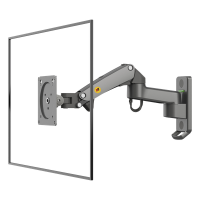 Montaje de Pared para Monitores de 17 a 35″ / Soporta hasta 12 Kg / Vesa 75 x 75 / 100 x 100 / Acero