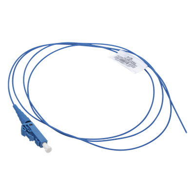 Pigtail de Fibra Óptica LC Simplex, Monomodo OS2 9/125, 900um, Color Azul, 3 Metros (9.84 Pies)