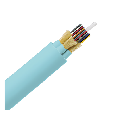 Cable de Fibra Óptica de 48 Hilos, Multimodo OM3 50/125 Optimizada, Interior, Tight Buffer 900um, No Conductiva (Dieléctrica), OFNR (Riser), Precio Por Metro