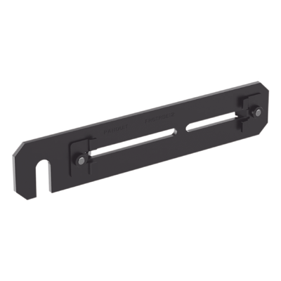 Soporte de Montaje a Techo, para Canaletas FiberRunner 4X4 o 6×4, Uso con Varilla Roscada de 1/2″, Color Negro