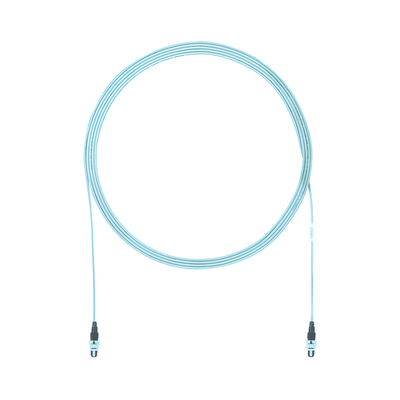 Cable de Interconexión de 12 Fibra Ópticas Multimodo OM4, Con Conector Pan-MPO Hembra – Hembra, Polaridad A, LSZH, de 13 Metros (42.65 Pies)