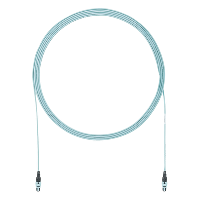 Cable de Interconexión de 12 Fibras Ópticas Multimodo OM4, Con Conector Pan-MPO Hembra – Hembra, Polaridad A, LSZH, de 17 Metros (55.77 Pies)