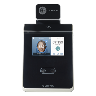 FaceStation 2 Lector Facial/ Notificación por Temperatura Alta / Bluetooth MultiClass SE Dual RFID (125KHZ EM HID PROX 13.56MHZ Mifare DesFire / EV1 FELICA ICLASS S) Compatible con BioStar2