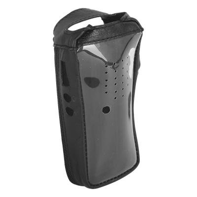 Funda Reforzada de Piel con visor frontal transparente en TK-2202, TK-2212, TK-2302, TK-2402, NX-240, TKD-240.