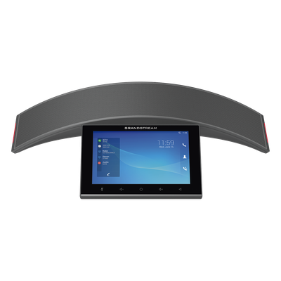 Teléfono – Audioconferencias IP Android 10, 12 líneas SIP con 12 cuentas, pantalla táctil  8″, puertos Gigabit, Wi-Fi, Bluetooth, PoE, codec Opus, IPV4/IPV6 con gestión en la nube GDMS