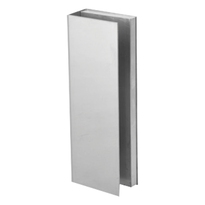Montaje «U» para Puertas de Vidrio/ 3/4″ de Grosor/ Para Chapas Magnéticas de 1200 lbs./ Ajuste por Opresores