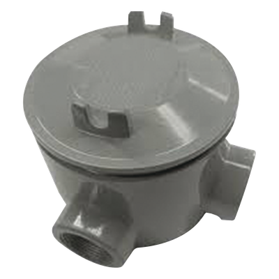 Caja con Tapa Tipo GRL de 1″ (25 .4 mm) / Caja a Prueba de Explosión/ Para Áreas Peligrosas / Libre de Cobre.