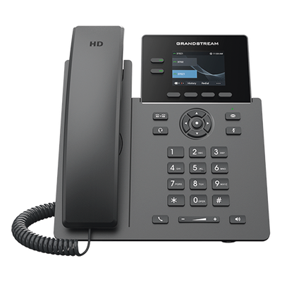 TELÉFONO IP POE GRADO OPERADOR DE 2 LÍNEAS / PANTALLA LCD TFT 2.4 PULGADAS COLOR / 8 BOTONES VIRTUALES MULTIUSO / SEGURIDAD CARRIER-GRADE / COMPATIBLE CON GDMS / AUDIO HD / CONFERENCIAS DE AUDIO 5 VÍAS