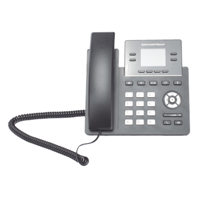 Teléfono IP Grado Operador, 4 líneas SIP con 2 cuentas, puertos Gigabit PoE, pantalla a color 2.4″, codec Opus, IPV4/IPV6 con gestión en la nube GDMS