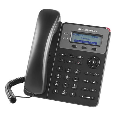 Teléfono IP SMB de 2 Líneas, 1 cuenta SIP con 3 teclas de función programables y conferencia de 3 vías. PoE