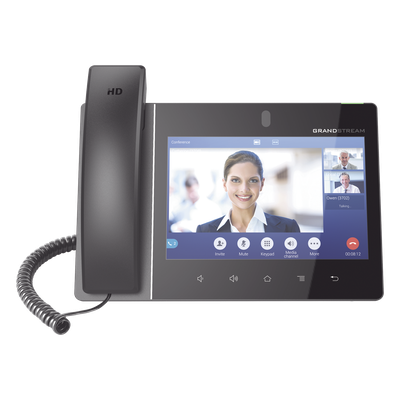 Video teléfono IP  empresarial Android con pantalla táctil (1280×800) hasta 16 líneas y 16 cuentas SIP
