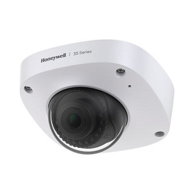Cámara IP mini domo 5 MP con lente fijo 2.8 mm, IR inteligente 30 m, IP67 e IK10 y analíticas de video