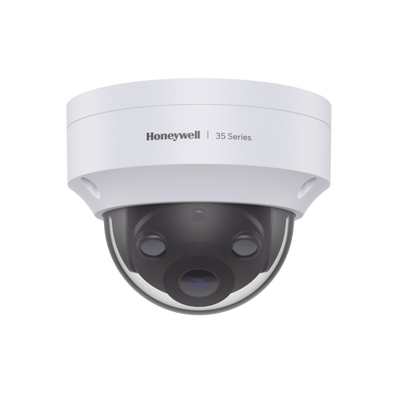 Cámara domo IP Serie 35 de 3 megapixeles, IR inteligente 40 m, WDR 120 dB, IP66/IK10, PoE