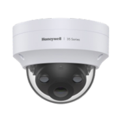 Minidomo IP robusto de 5 Megapíxeles con lente fijo de 2.8 mm, IR inteligente de 40 m y WDR 120 dB para exterior