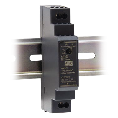 Fuente de Poder Industrial Ultra Delgada Riel Din 12Vcc, 15W