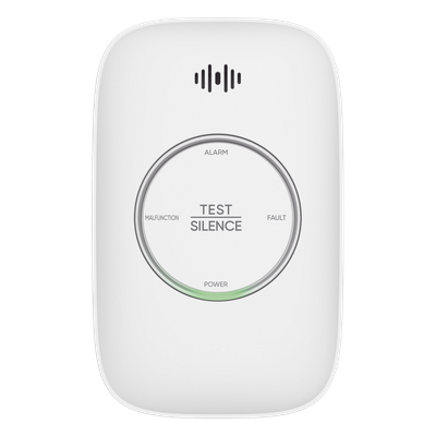 (HikFire)  Detector de Gas LP Propano C3H8 / Alarma Temprana / Salida para cierre de Válvula y/o  activación de Ventilador / Protección IP30 / Alarma de 70dB a 115dB a 1 metro de distancia