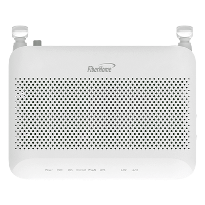 ONU GPON WiFi (2.4/5 GHz), 2 antenas de 5 dBi, Compatible con OLT de Terceros, MIMO 2×2, 2 Puertos Gigabit, conector SC/UPC, (Gestión WAN desde la Interfaz de la ONU)