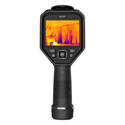 M11W – Cámara Termográfica Portátil con Campo de Visión Amplio / Resolución Térmica 192 x 144 (SuperIR 384 x 288) / Cámara Visual 8MP / FOV 37.2°×27.8° / Rango de -20°C a 550°C / Panta