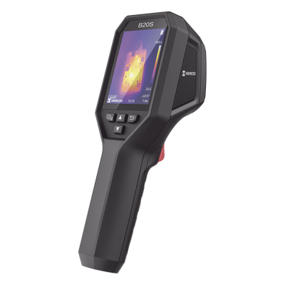 B20S – Cámara Termográfica Portátil / Resolución IR 256 x 192 y Visual 2MP / Rango de -20°C a 550°C / Pantalla LCD 3.2″ / SuperIR / Modos Fusión y PIP / Wi-Fi / Memoria 16GB