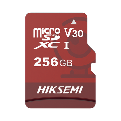 MicroSD HIKSEMI NEO Plus / 256 GB / 95 MB/s Lectura / 55 MB/s Escritura / Clase 10 U3 / TLC NAND / Especializada Para Videovigilancia 24/7