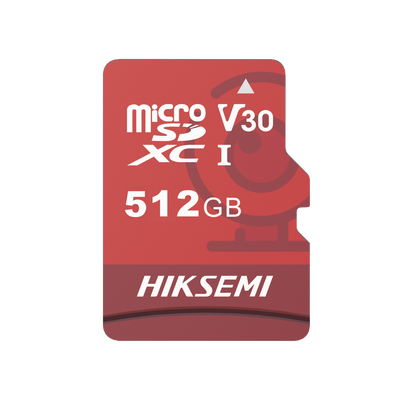MicroSD HIKSEMI NEO Plus / 512 GB / 95 MB/s Lectura / 60 MB/s Escritura / Clase 10 U3 / TLC NAND / Especializada Para Videovigilancia 24/7