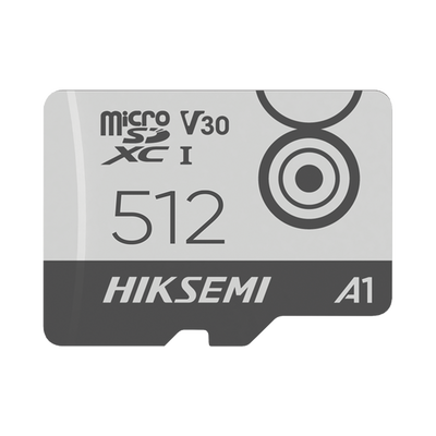 MicroSD HIKSEMI CITY GO / 512 GB / 100 MB/s Lectura / 85 MB/s Escritura / Clase 10 U3 V30 / TLC NAND / Especializada Para Videovigilancia Móvil 24/7