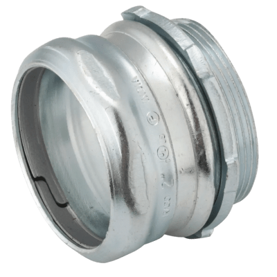 Conector  Compresión de Acero Galvanizado para Pared Delgada de 2 1/2″ .