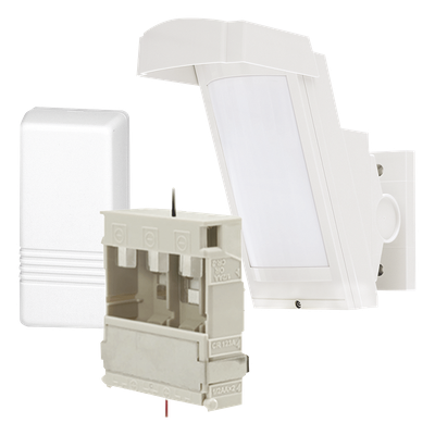 Detector de Movimiento PIR Antimascara / 100% Exterior / Inalámbrico / Hasta 12 metros a 85°; de cobertura/ Instalación a 3 metros / Incluye transmisor 5816 para paneles Honeywell
