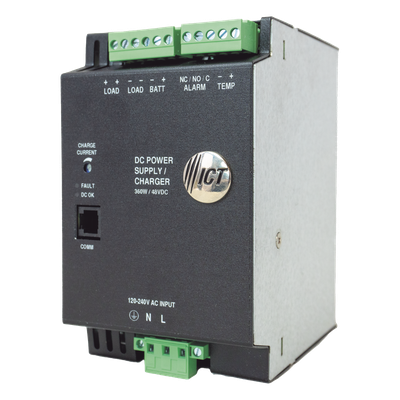 Fuente de Poder Industrial de 480W, salida 48 Vcc, para montaje en riel Din