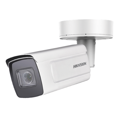 Bala IP 4 Megapixel / Lente Mot. 2.8 – 12 mm / 50 mts IR EXIR / IK10 / Reconocimiento Facial / WDR 140 dB / DeepinView / Búsqueda por Atributos / Heat Map / ACUSENSE / Micro SD