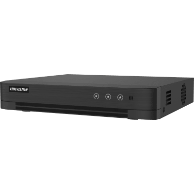DVR 4 Canales TURBOHD + 2 Canales IP / 5 Megapixel Lite – 3K Lite / Audio Bidireccional  / ACUSENSE (Evista falsas alarmas) / 1 Bahía de Disco Duro / Salida de Video en Full HD