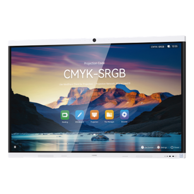 HUAWEI IdeaHub B3, Pantalla interactiva para Colaboración Inteligente, 75″, 4K UHD, Harmony, Wi-Fi 6, Seguimiento de Voz, BYOM, Administración desde la Nube Gratis, blanco Jade