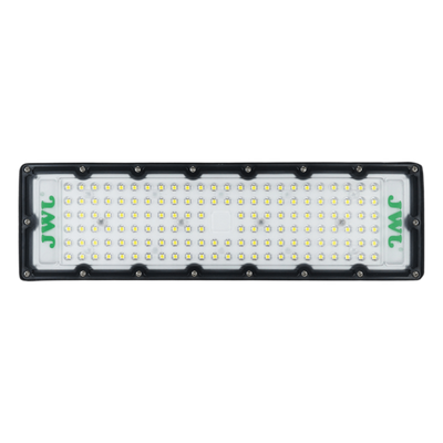 Reflector LED 100 W /350 x 100 mm / 85 – 265 Vca~ 50/60Hz / TCC 6 500 K / Uso en exterior.