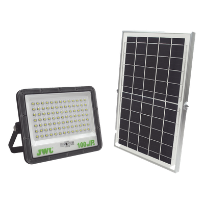 Reflector de 100 W con Panel Solar / Batería 3.2 V CD / T.C.C. 6 500 K / IP66.