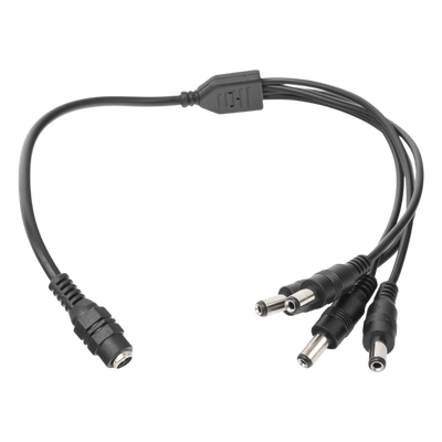Cable con Conector Jack Hembra de 3.5 mm con 4 Salidas de Jack Macho (Divisor de Energía) / Tipo Pulpo / 4 Conectores Macho / 1 Conector Hembra / Jack de 3.5 mm