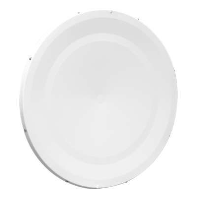 Antena Direccional de Alto Rendimiento/ Parábola profunda para mayor aislamiento al ruido / 3 ft / 4.9 a 6.1 GHz / Ganancia de 32.1 ± 1 dBi / Soporte de acero inoxidable / polaridad en 90 ° y 45 ° / Incluye montaje.