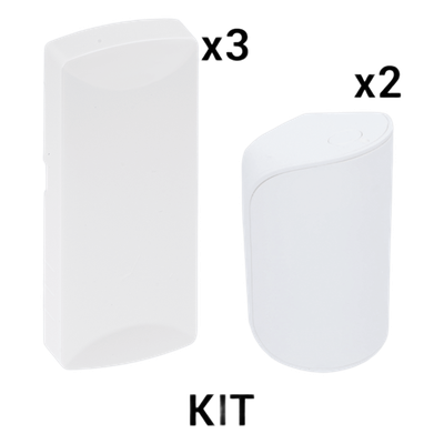 KIT Básico Sensores Inalámbricos – Incluye 3 Contactos Magnéticos y 2 PIR – Compatibles con Honeywell y PRO4GEN2