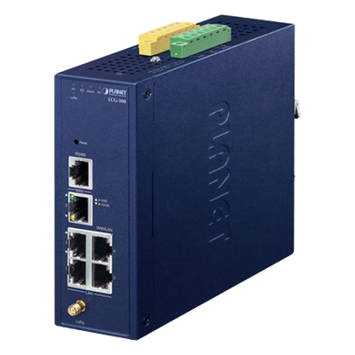 (LoRa) Gateway Industrial LoRaWAN con 5 puertos 10/100/1000T, Banda de 902 a 928 MHz, Con 2 Entradas y Salidas Digitales