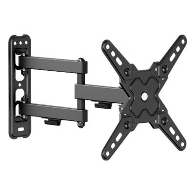 Soporte de Pared Articulado para Pantallas o Monitores | Compatibilidad VESA 75×75 – 200×200 / Hasta 43 Pulgadas | Capacidad Máxima de Carga 20 kg | Fabricado en Acero
