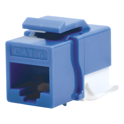 Módulo Jack Cat6 sin herramienta (toolless) keystone – Color Azul