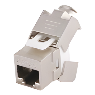 Módulo Jack Keystone Cat5e Blindado (STP) sin Herramienta (Toolless)
