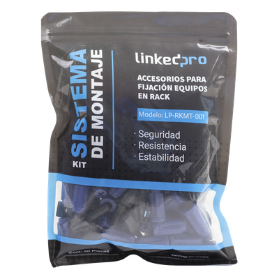 Kit de Montaje Rápido para Equipos en Rack / No más Tuercas Enjauladas / Soporta hasta 50 kg (50 Piezas)