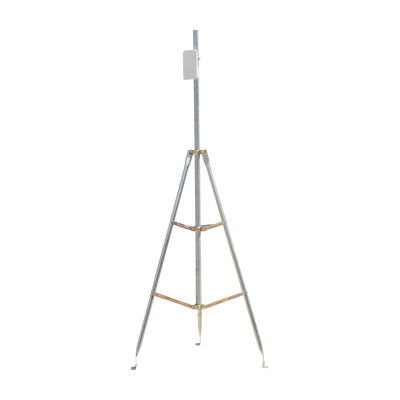 Kit de Montaje de Tripie con Mástil de 3 metros Ideal para instalar Antenas, Radios, Cámaras, etc…