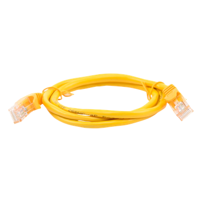Cable de Parcheo UTP Cat5e – 1 Metro (3.28 Pies) – Amarillo