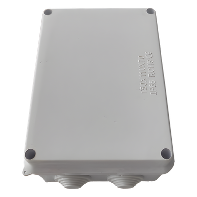 Caja de Derivación-Conexión para Exterior IP65 con 10 Entradas / 150 x 110 x 70 mm / Sellado Seguro con Empaque + 4 Tornillos / Resiste Agua, Polvo y Sol Directo