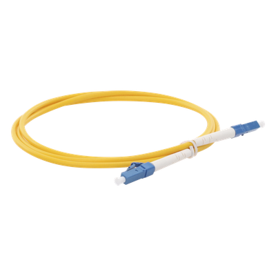 Jumper de Fibra Óptica Monomodo LC/UPC-LC/UPC Simplex de 1 Metro (3.28 Pies), 3mm