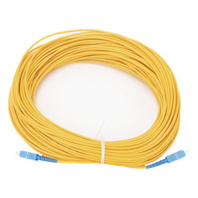 Jumper de Fibra Óptica Monomodo SC/UPC-SC/UPC Simplex de 40 Metros (131.23 Pies), 3mm