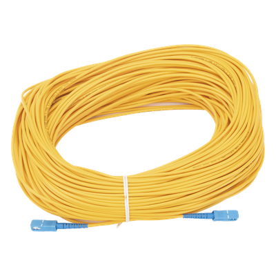 Jumper de Fibra Óptica Monomodo SC/UPC-SC/UPC Simplex de 80 Metros (262.47 Pies), 3mm